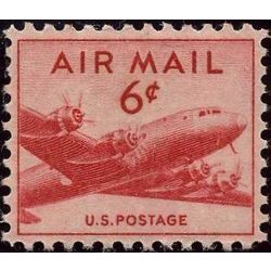 us stamp c air mail c39 dc 4 skymaster 6 1949