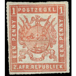 transvaal stamp 36 coat of arms 1875