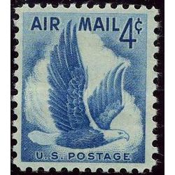 us stamp c air mail c48 eagle in flight 4 1954