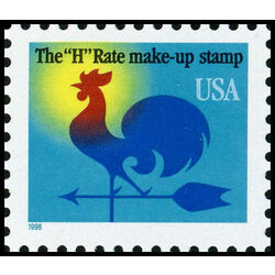 us stamp postage issues 3258 weather vane 1 1998
