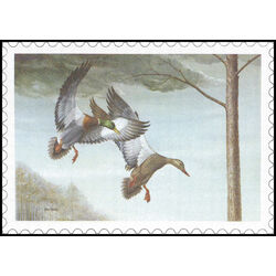 us stamp rw hunting permit rw ky1 kentucky mallards 5 25 1985
