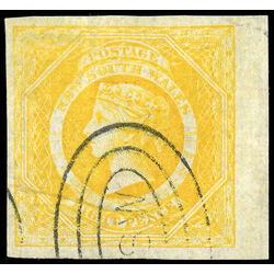 n s w stamp 30a queen victoria 1854 U VF 001