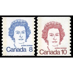 canada stamp 604 5 caricature definitives coil stamps