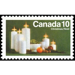 canada stamp 608 christmas candles 10 1972
