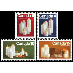 canada stamp 606 9 christmas candles 1972