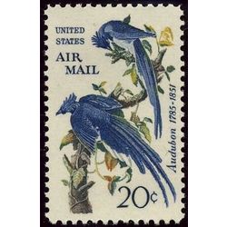 us stamp c air mail c71 columbia jays by audubon 20 1967