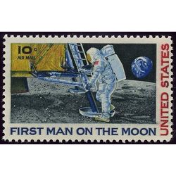 us stamp c air mail c76 first man on the moon 10 1969