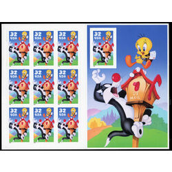 us stamp postage issues 3204 sylvester and tweety 1998