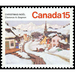 canada stamp 653 laurentian village 15 1974