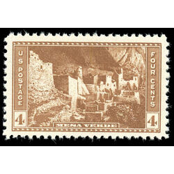us stamp postage issues 743 mesa verda 4 1934