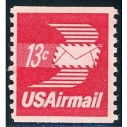 us stamp c air mail c83 winged airmail envelope 13 1971