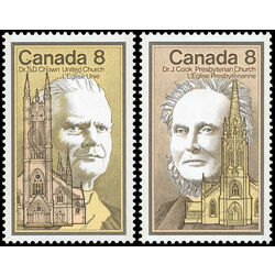 canada stamp 662i 663i canadian personalities 1975