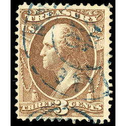 us stamp o officials o74 treasury 3 1873