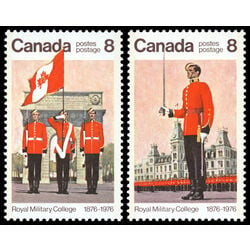 canada stamp 692 3 royal military college centenary 1976