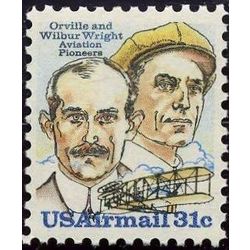 us stamp c air mail c91 orville and wilbur wright flyer a 31 1978