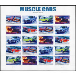 us stamp postage issues 4747a muscle cars 2013 M PANE