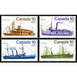 canada stamp 700 3 inland vessels 1976