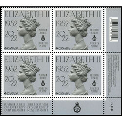 canada stamp 3317 platinum jubilee of her majesty queen elizabeth ii 2022 PB LR