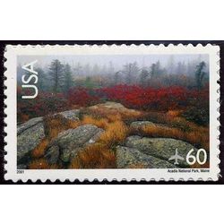 us stamp air mail c c138 acadia national park 60 2001