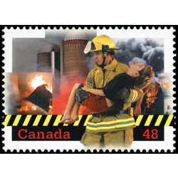 canada stamp 1986 firefighter carrying victim 48 2003