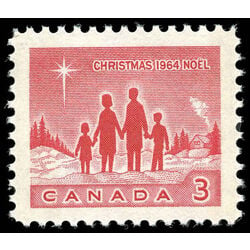 canada stamp 434piii star of bethlehem 3 1964