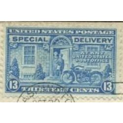 us stamp e special delivery e17 postman and motorcycle 13 1944