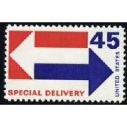us stamp e special delivery e22 arrows 45 1969