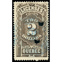 canada revenue stamp qa16 license stamps 2 1889