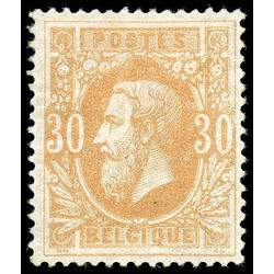 belgium stamp 34 king leopold ii 30 1870