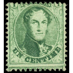 belgium stamp 13v king leopold i 1 1863