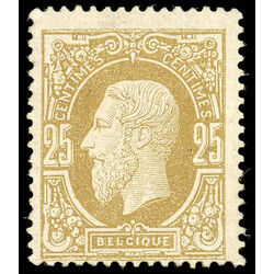 belgium stamp 37 king leopold ii 25 1875