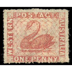 western australia stamp 24b swan 1861