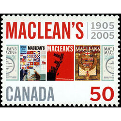 canada stamp 2104 magazine covers 50 2005