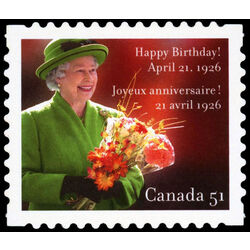 canada stamp 2142i queen elizabeth ii 80th birthday 51 2006