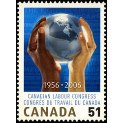 canada stamp 2149 hands holding globe 51 2006