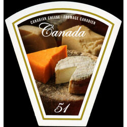 canada stamp 2170 four types of cheese 51 2006