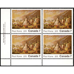 canada stamp 553i indian encampment on lake huron 7 1971 PB LL