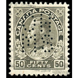 canada stamp o official oa120 king george v 50 1912