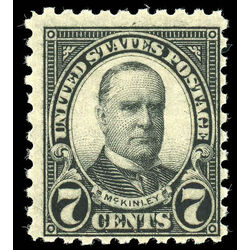 us stamp postage issues 588 mckinley 7 1923
