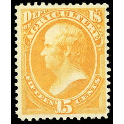us stamp o officials o7 agriculture 15 1873