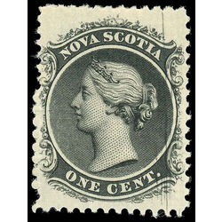 nova scotia stamp 8 queen victoria 1 1860 M VF 004