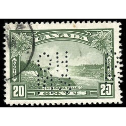 canada stamp o official oa225 niagara falls 20 1935