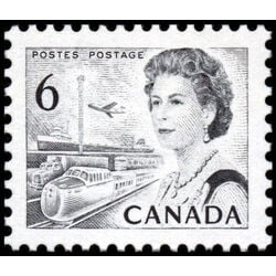 canada stamp 460 queen elizabeth ii transportation 6 1970