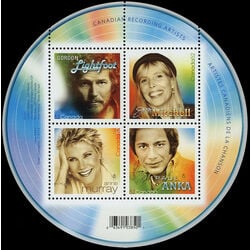 canada stamp 2221 canadian recording artists 2007