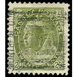canada stamp 84 queen victoria 20 1900 U XF 022