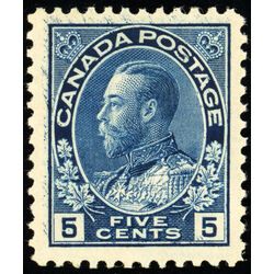 canada stamp 111 king george v 5 1914 M VFNH 020