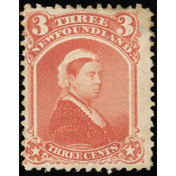 newfoundland stamp 33 queen victoria 3 1870 M FOG 025
