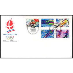 canada stamp 1403a winter olympics 1992 FDC 001