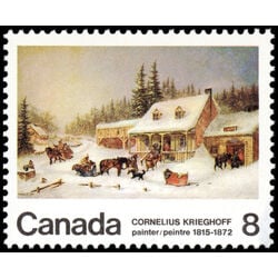 canada stamp 610p the blacksmith s shop 8 1972