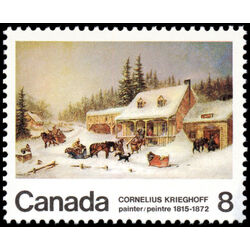 canada stamp 610p db the blacksmith s shop 8 1972